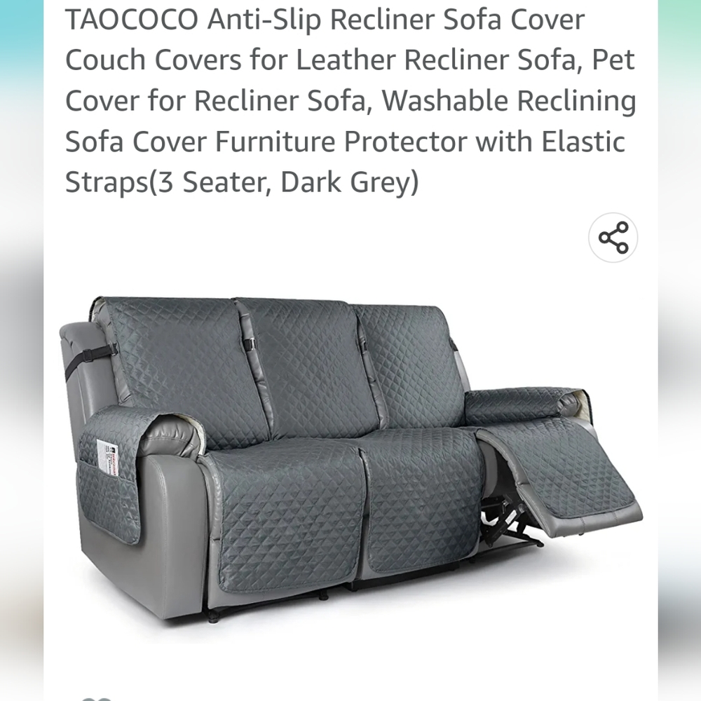 Sofa / Couch Cover, Grey,